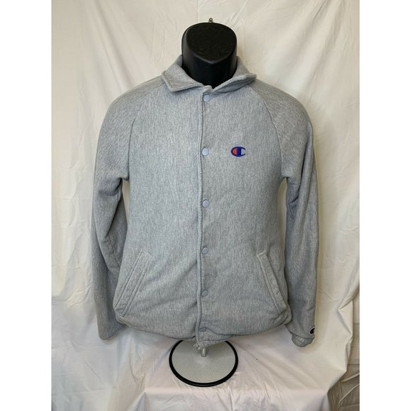 Champion Reverse Weave Snap Button Jacket Size Medium - Picture 1 of 6